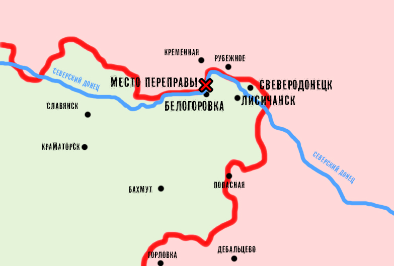 Коротко о том, зачем ВС РФ форсировали Северский Донец у Белогоровки?1