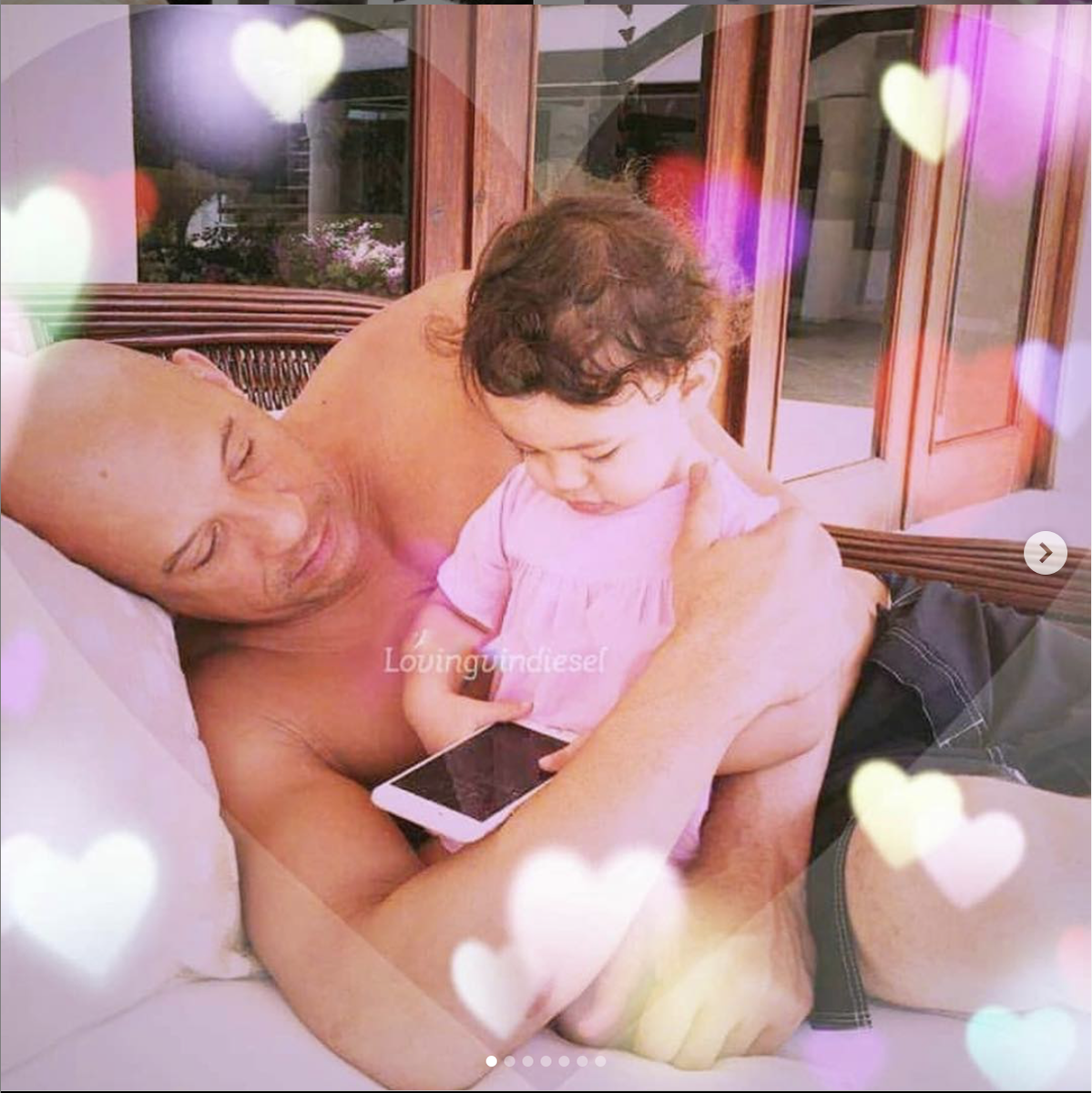 Фото из Инстаграма Вина Дизеля 