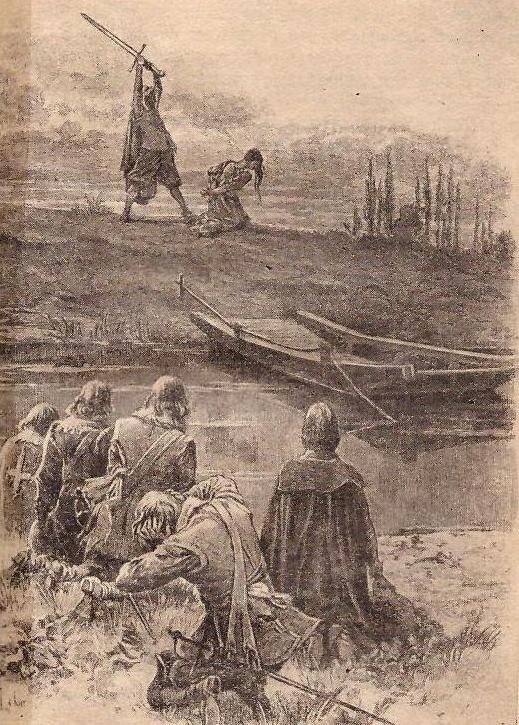 Казнь Миледи. Фото взято из открытых источников 