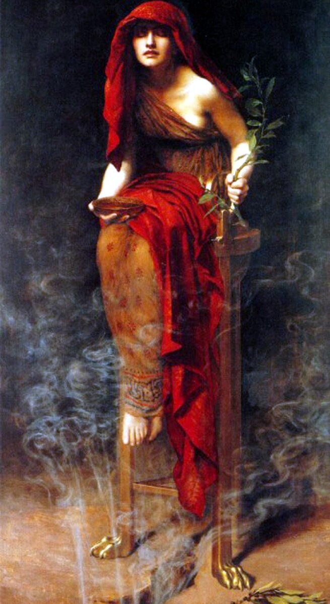 Джон Кольер. Дельфийская пифия