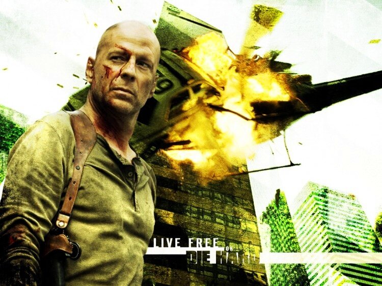 Постер к фильму "Крепкий орешек 4.0" 2007 года