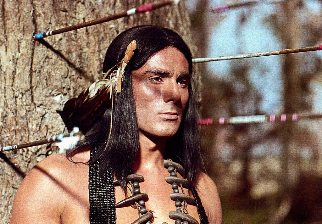Кадр из фильма "Чингачгук — Большой Змей", 1967 г.