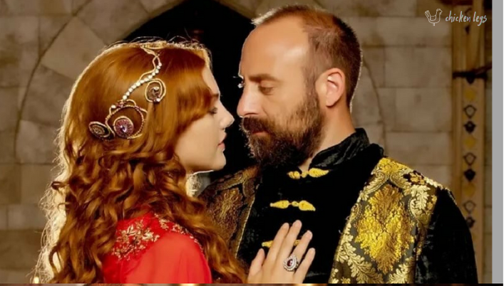 Султан Сулейман со своей возлюбленной хасеки Хюррем султан.