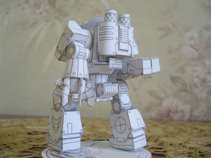 Терминатор Серых Рыцарей.Вид сзади