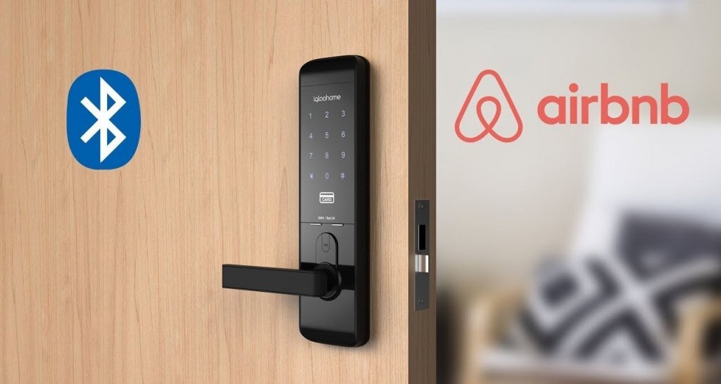 Замок igloohome с возможностью открытия с телефона через bluetooth 