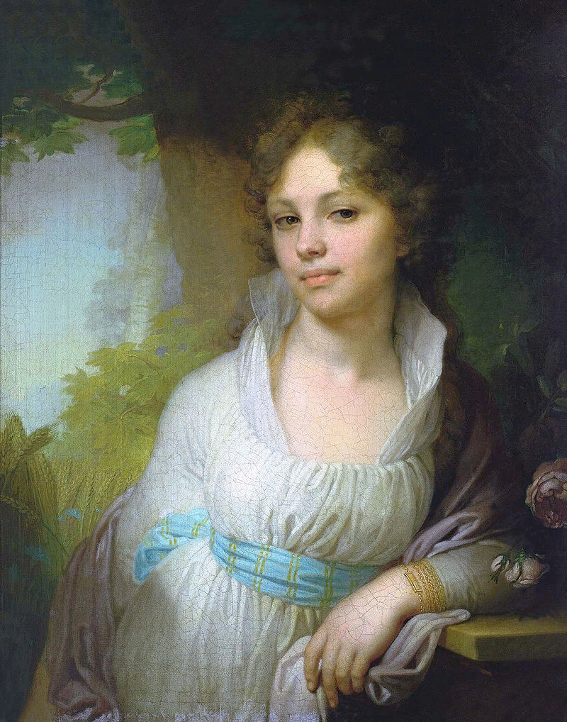 Боровиковский В.Г. Мария Лопухина. https://ru.wikipedia.org/wiki/Толстой,_Фёдор_Иванович#/media/Файл:Borovikovsky_maria_Lopukhina.jpg