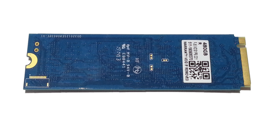 А так выглядит жесткий диск в форм-факторе М.2...