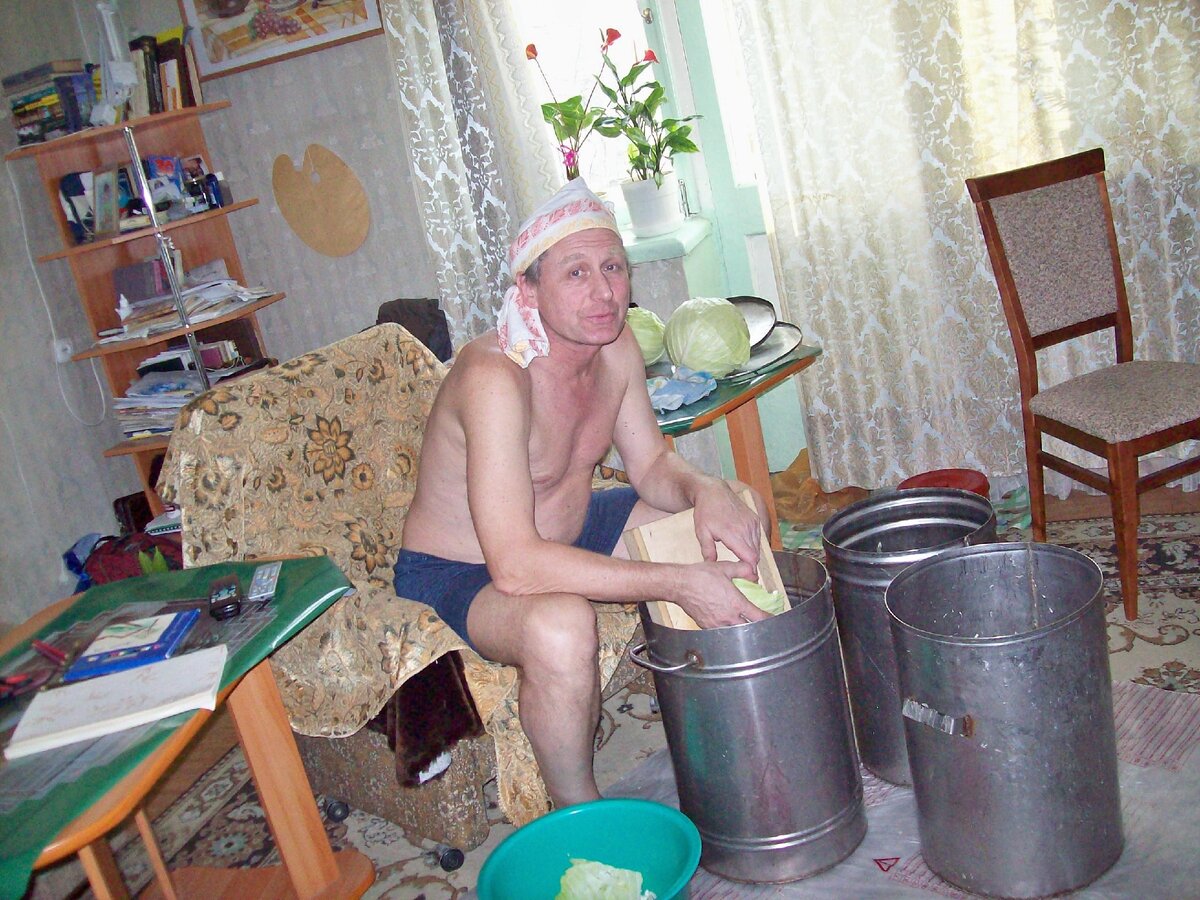 Любимый муж в процессе.