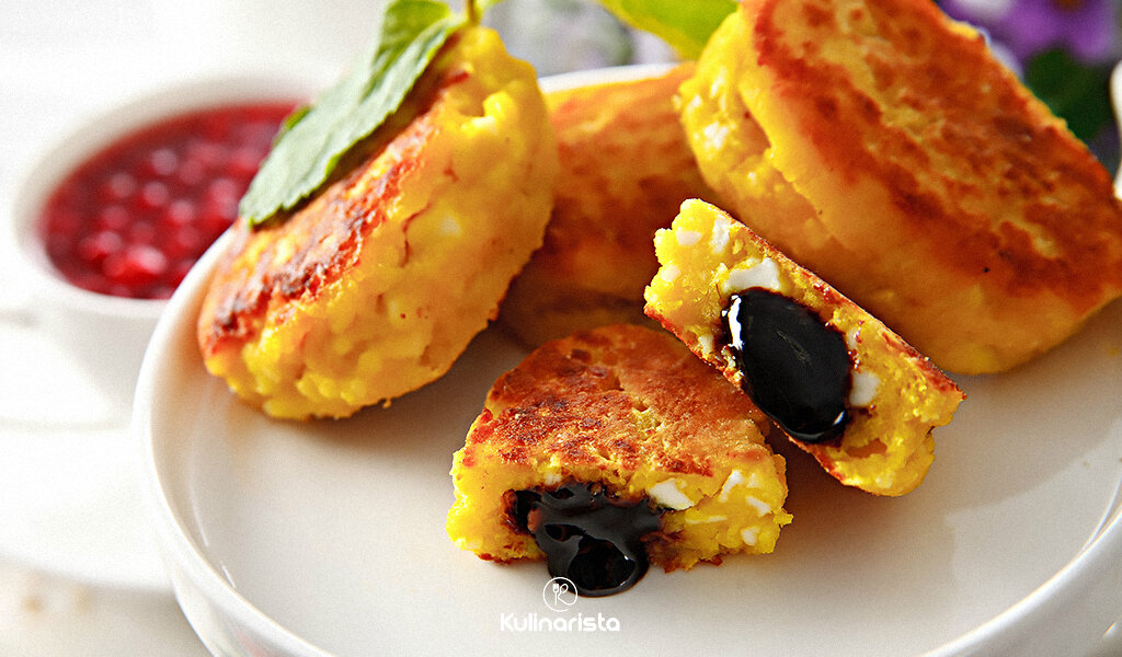 Вкусные сырники с шоколадом