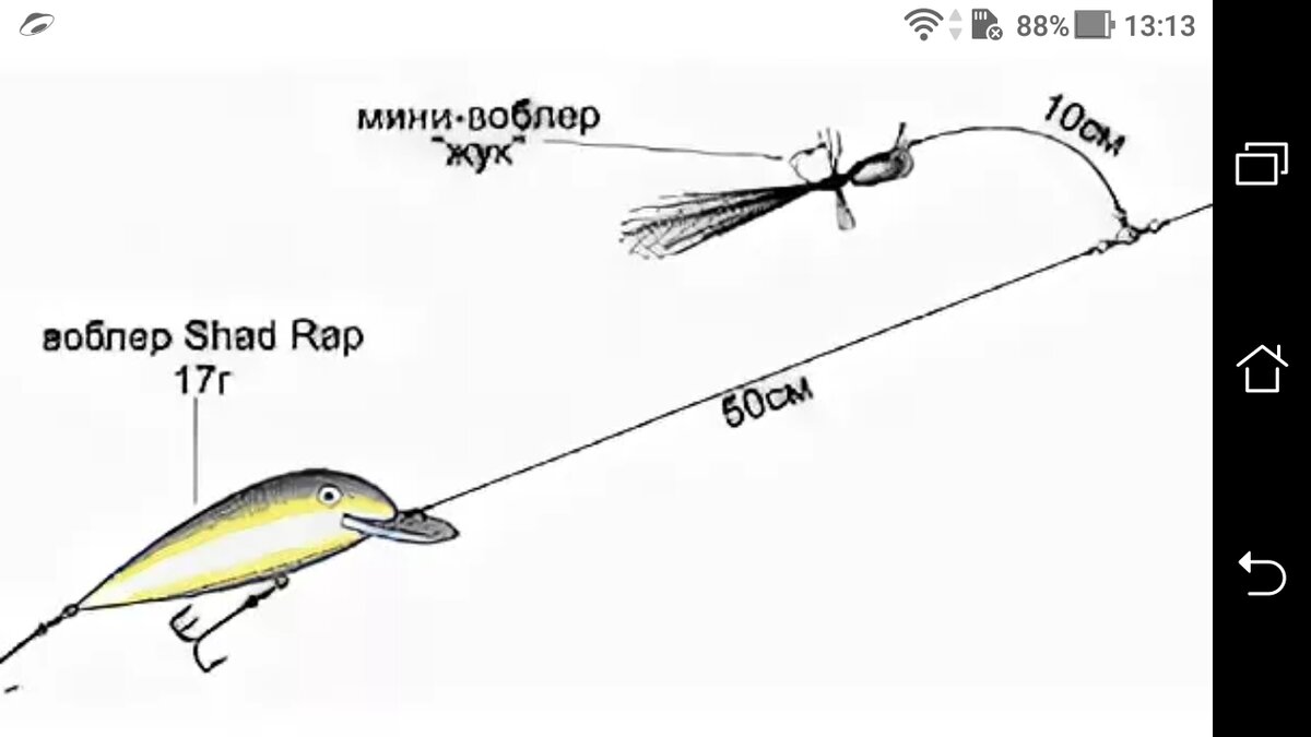 Как и на что ловить троллингом Воблер оснастка на щуку по схеме для троллинга Фото заметки из моей жизни в Крым