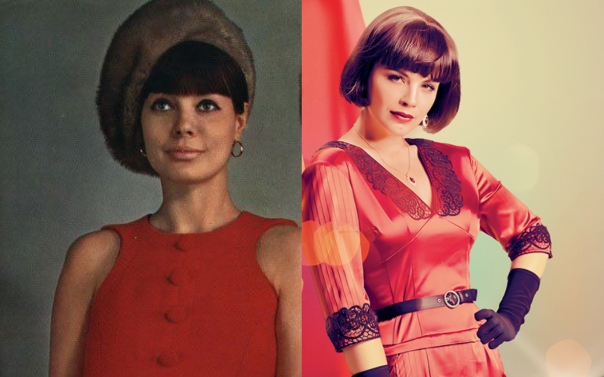 Прототипом героини сериала является советская манекенщица Регина  Збарская. 