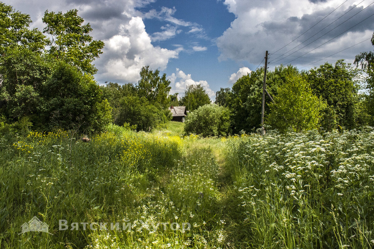 Часть деревенской улицы