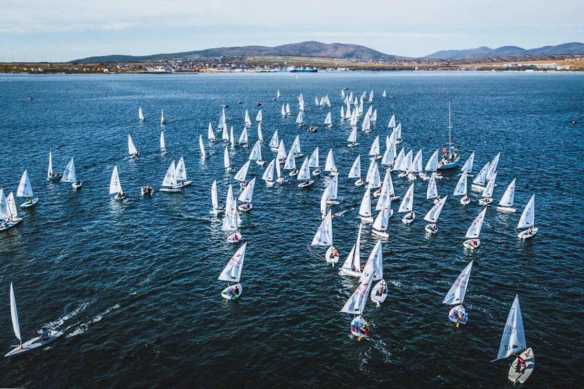 Геленджикская бухта в дни регаты