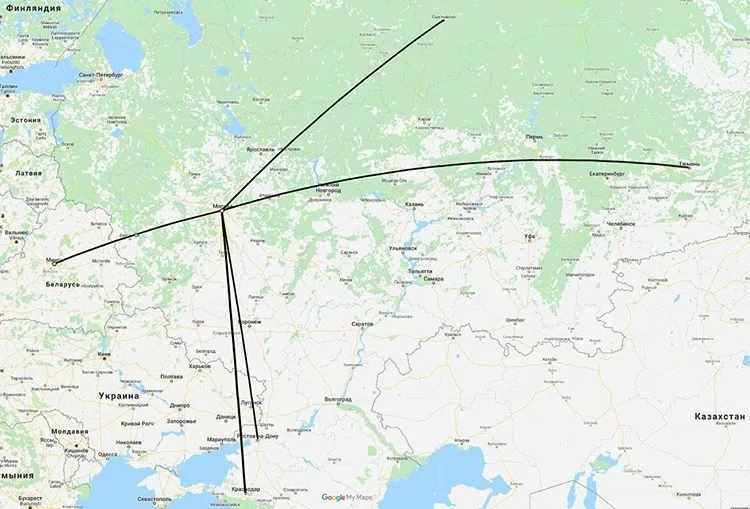 Например, как-то раз на распродаже я закупился билетами на полтора месяца вперёд: Сыктывкар, Тюмень, Ростов-на-Дону, Краснодар, Минск. После этого, через Грузию выдвинулся в Ереван.