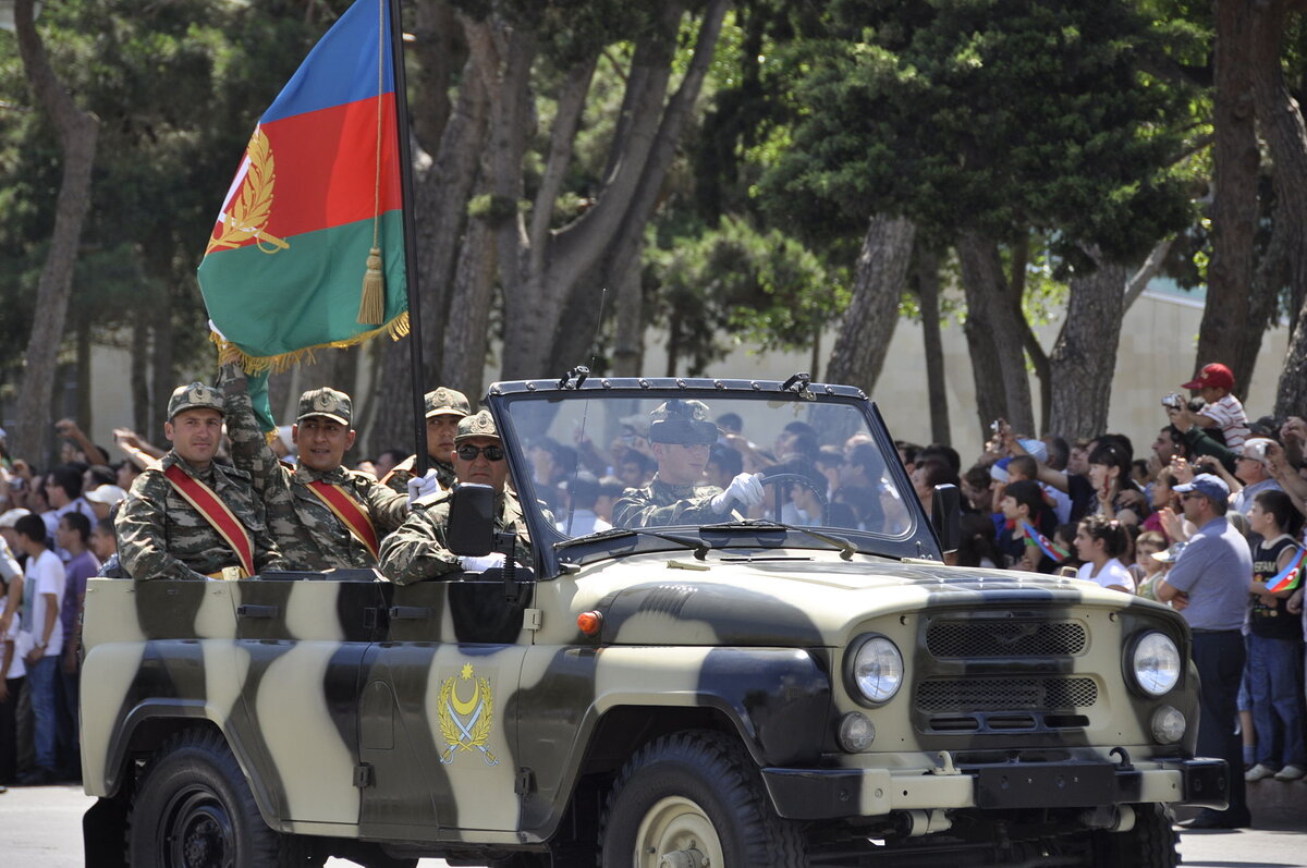 УАЗ Армии Азербайджана на параде. Фото из открытых источников.