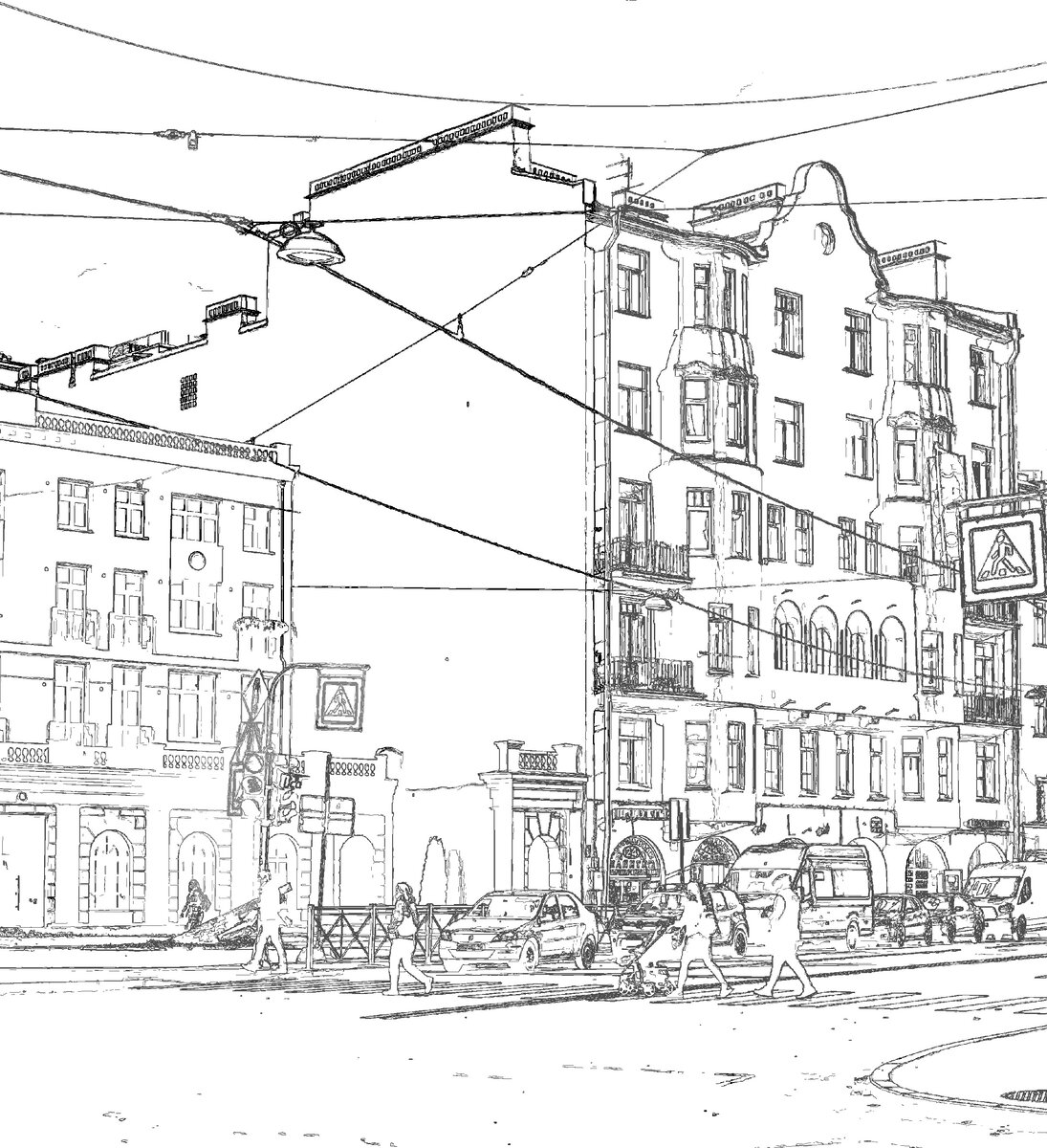 Вот эта глухая часть стены дома без окон и дверей и есть БРАНДМАУЭР