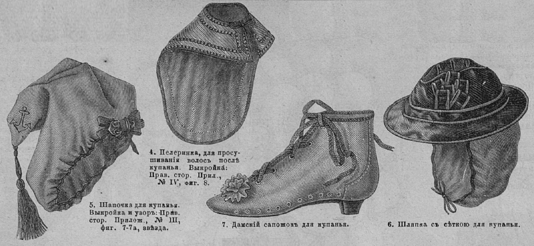 Иллюстрация из журнала "Модный свет" (1872)