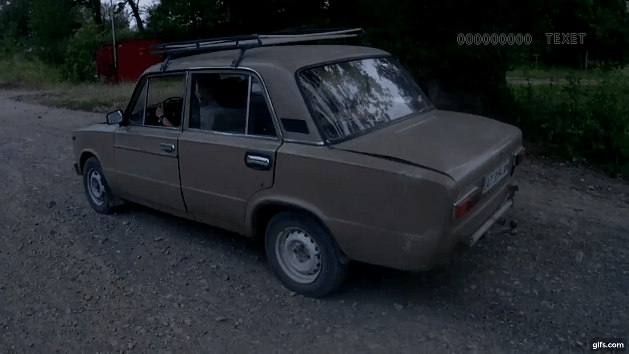 Пример неправильного резкого старта с места 