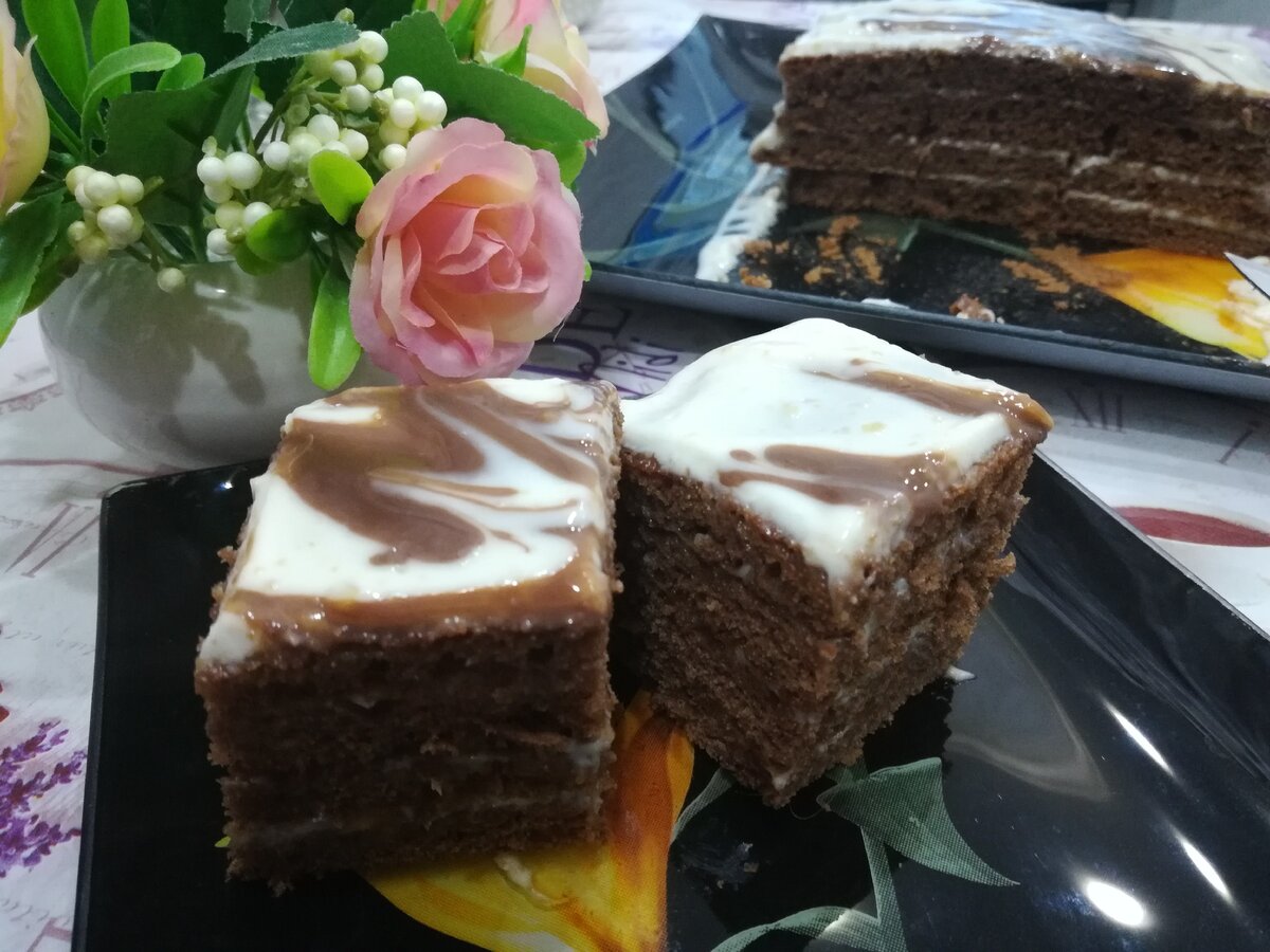 Очень вкусный торт за 20 минут