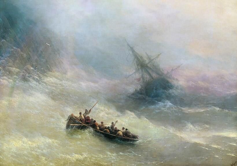 «Радуга» Иван Константинович Айвазовский 1873 год (Яндекс.Картинки)