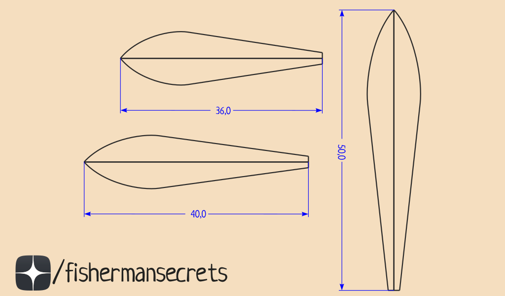 Размеры чертежи блесен. Блесна Маропедка чертеж. Зимняя блесна Маропедка. Зимняя блесна Маропедка чертеж. Зимняя блесна Маропедка 50 мм чертежи.