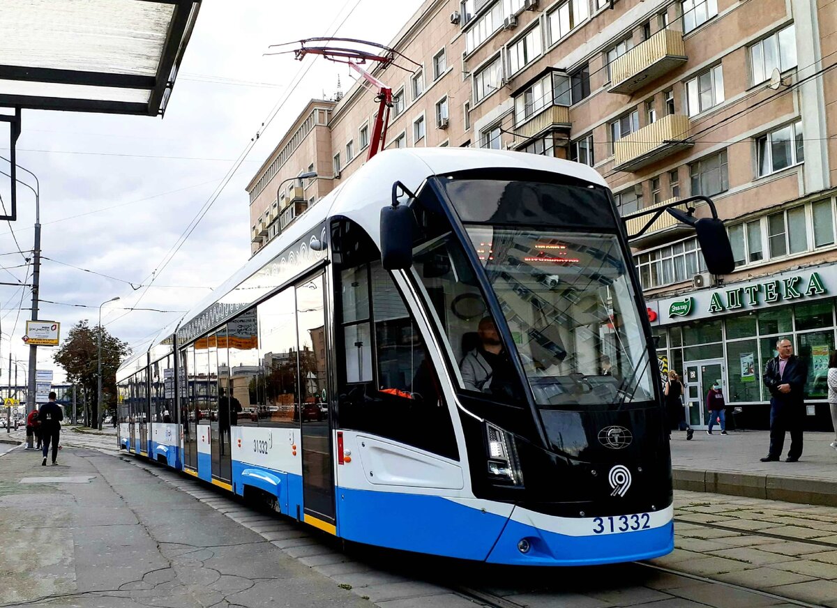 Трамваи в москве фото современные