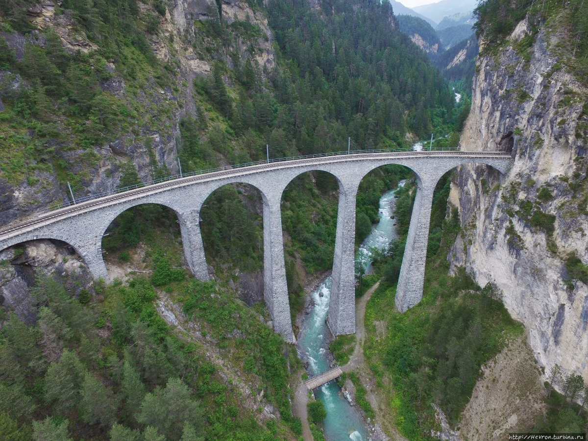 Landwasser Viaduct Швейцария