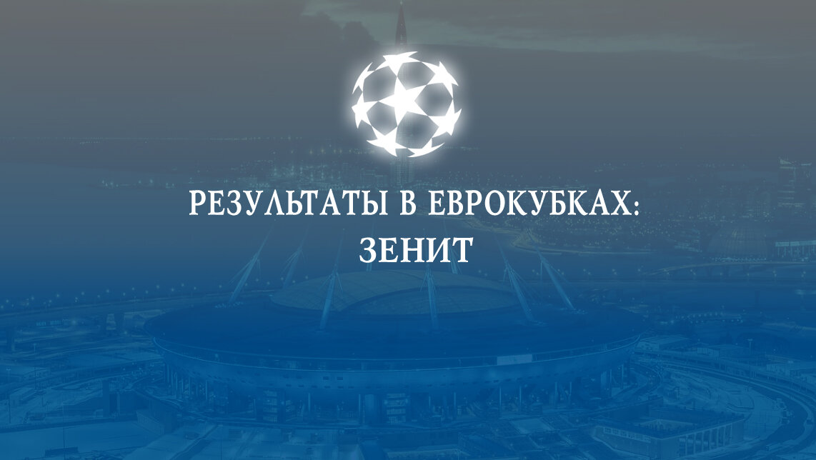 А мы продолжаем вспоминать результаты наших клубов в еврокубках за последние 5 лет, сегодня речь про "Зенит" из Санкт-Петербурга.