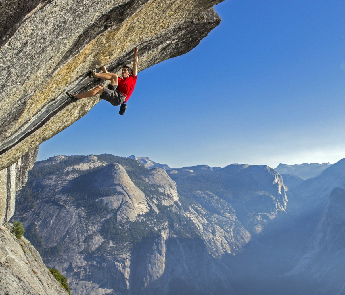 Скала el Capitan скалолаз