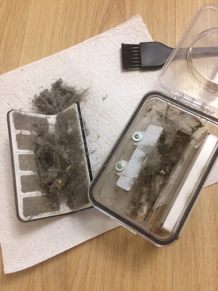 Спрессованная кошачья шерсть