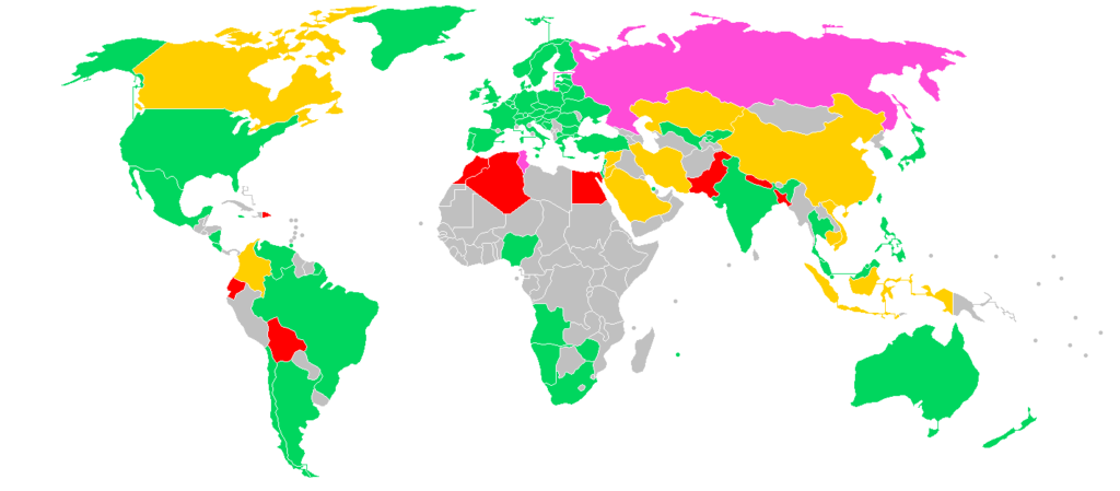 Источник: https://commons.wikimedia.org/wiki/File:Legal_status_of_bitcoin.png