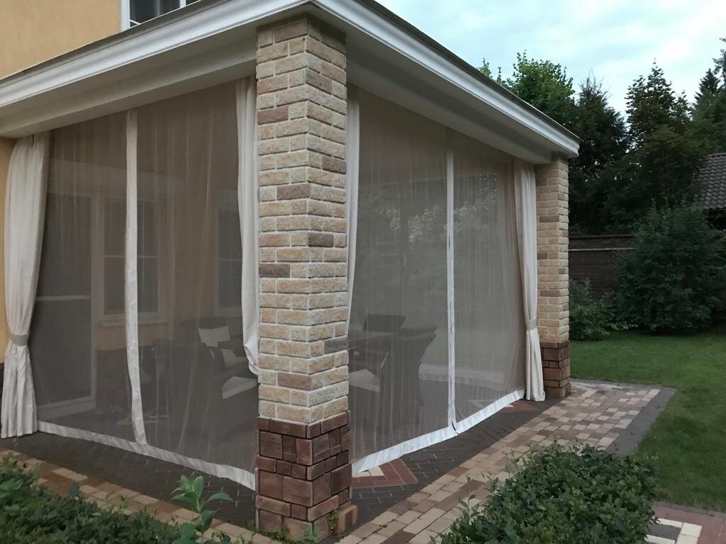 Шторы изготовлены в подушечной мануфактуре "Вишневый Садъ"