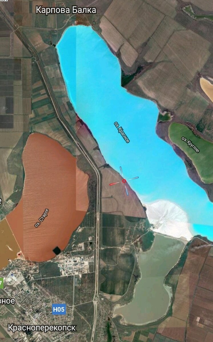 Красноперекопск озеро старое