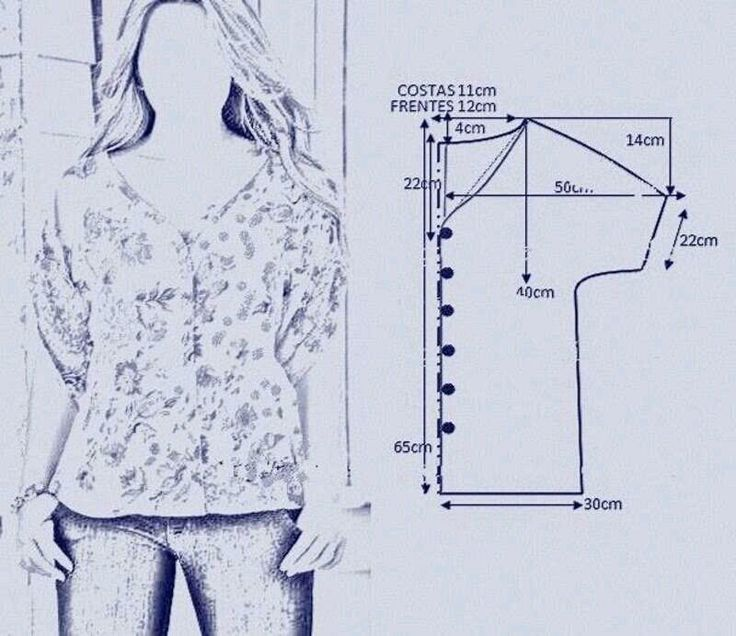 Размер блузы 56-58