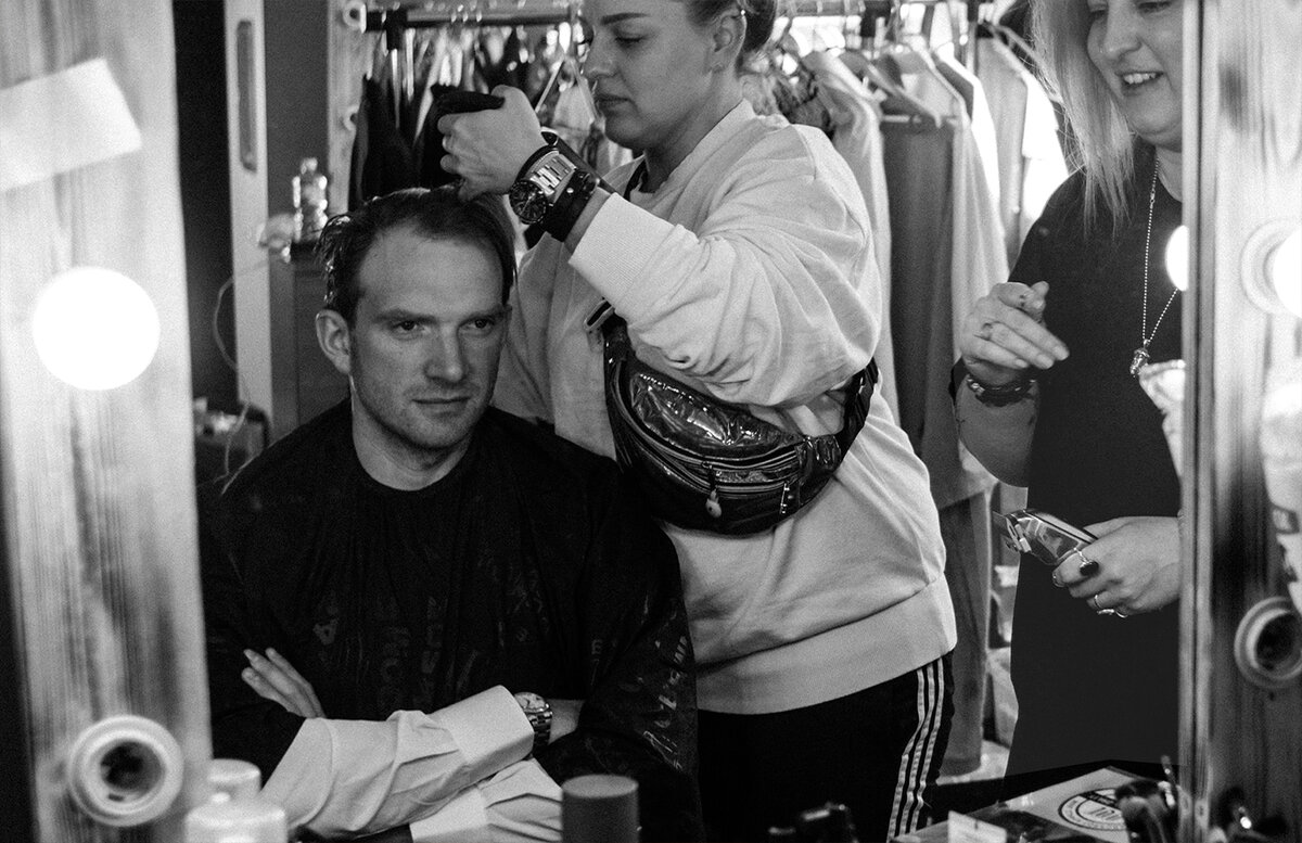 Андрей Бурковский. Кадры со съёмок фильма «Чиновник». Фото: Дарья Егудина