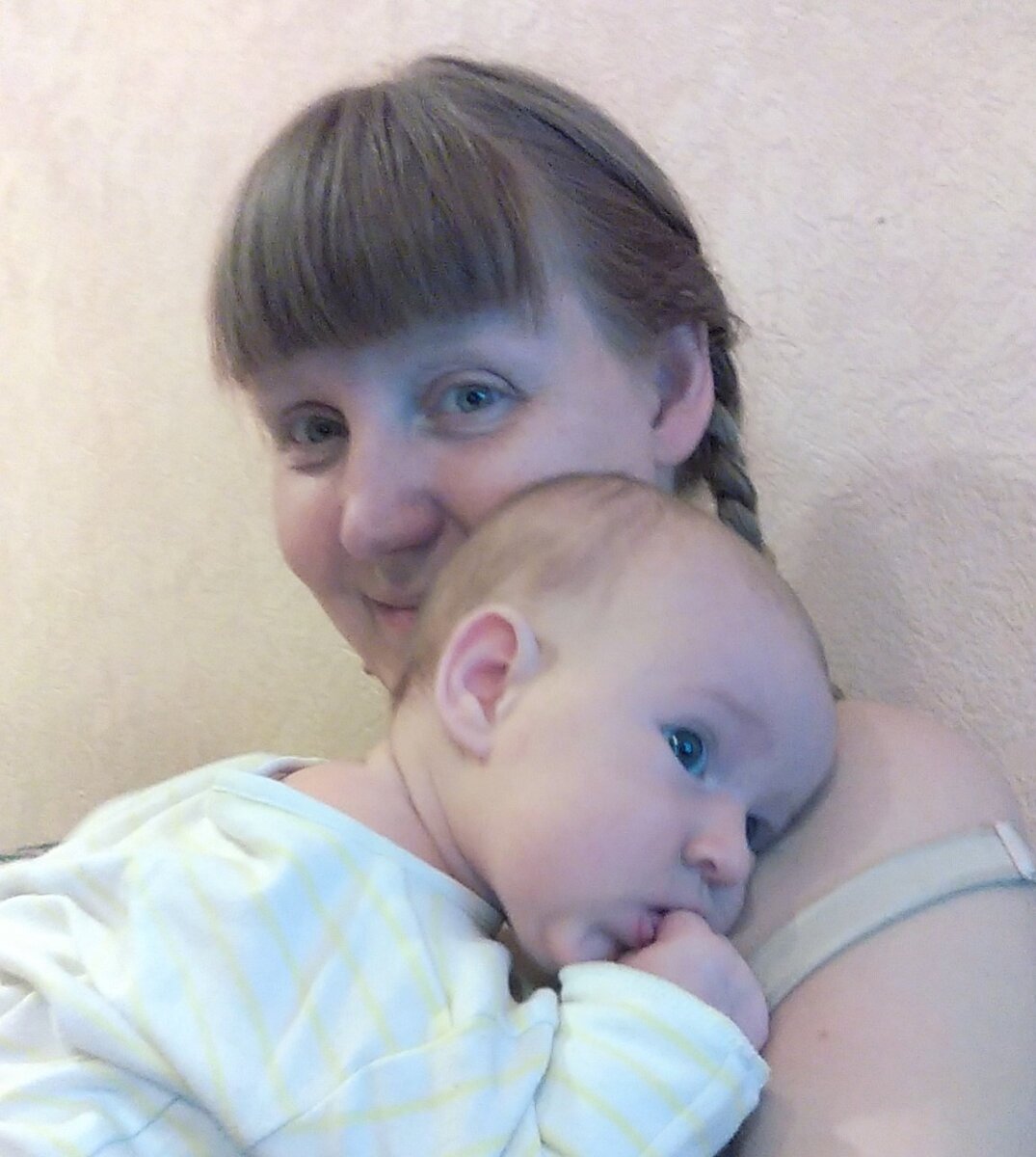 я и Аня (3 месяца)