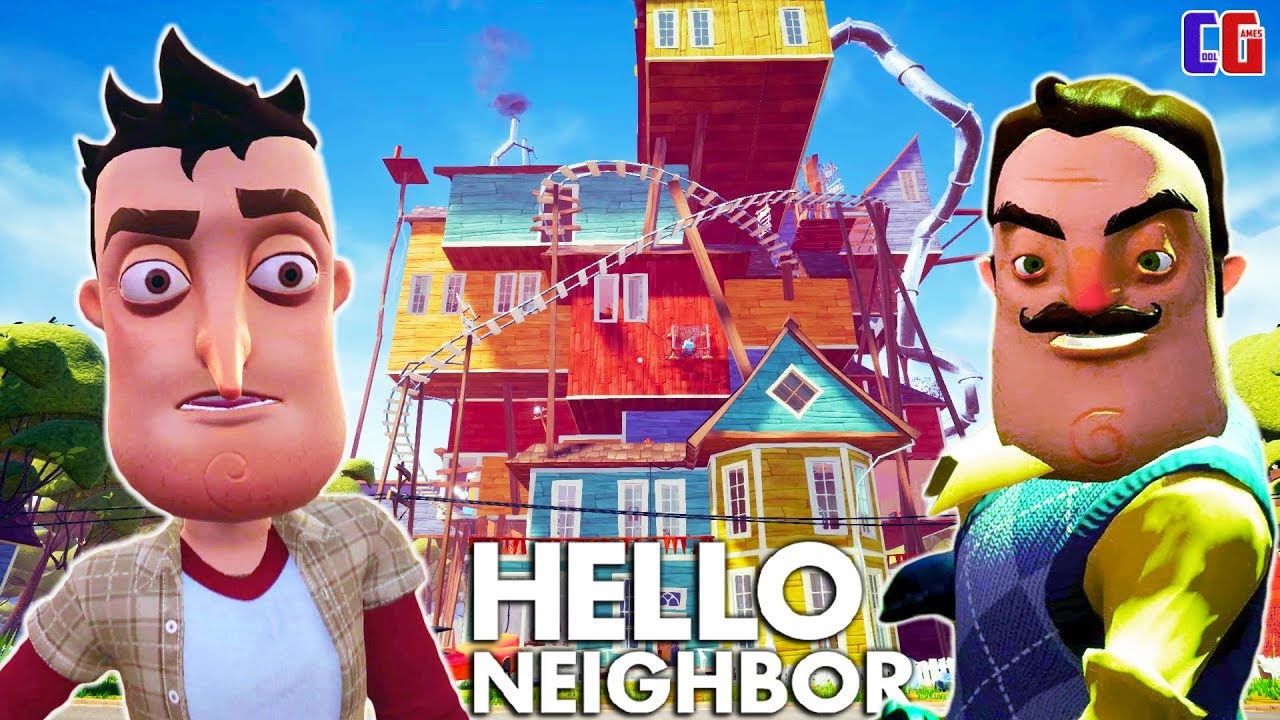 Новый Дом и Новые Тайны Привет Сосед! Мультяшная хоррор игра Hello Neighbor АКТ  3 Начало | Cool games | Дзен