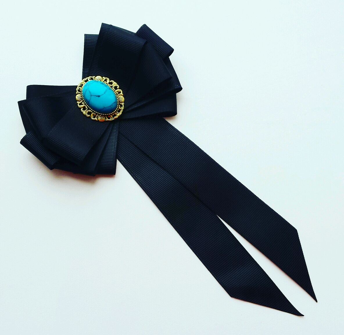 Галстук из атласных лент