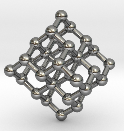 Модель демонстрационная - Кристаллическая решетка алмаза