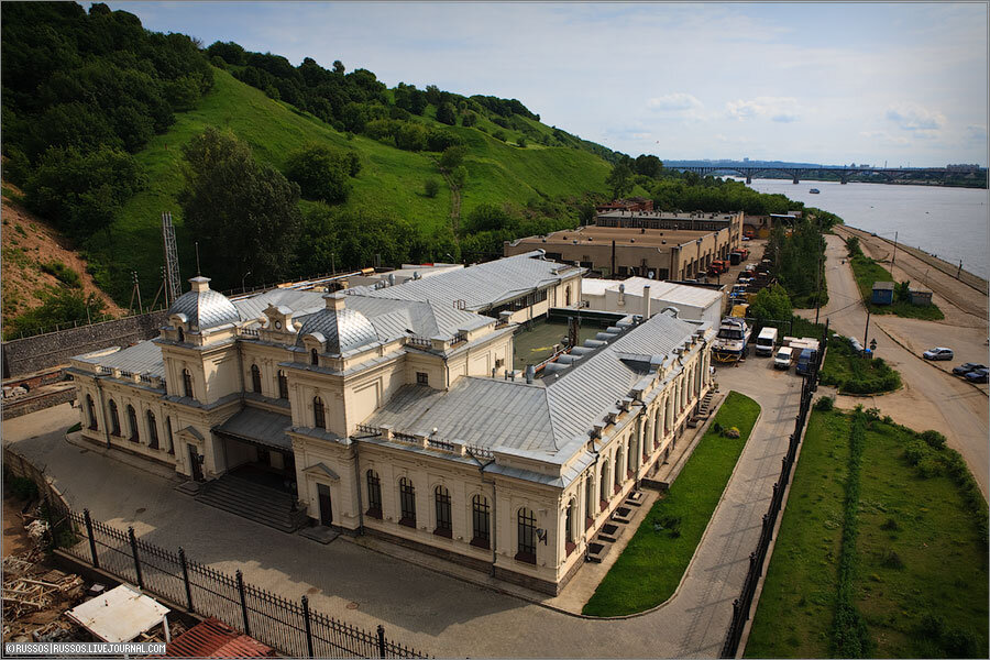 Водоемное здание на станции Нижний Новгород (Ромодановский вокзал). Служило для 
