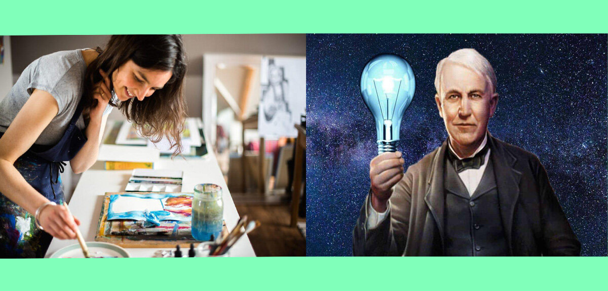 Виды воображения. Источник: https://clck.ru/Y7Qi5, https://clck.ru/Y7QiF