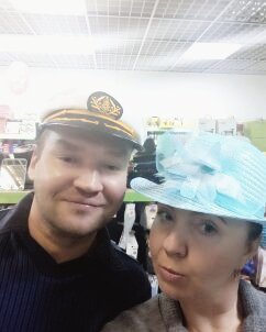 Фото автора. Люблю дурачиться в магазине!