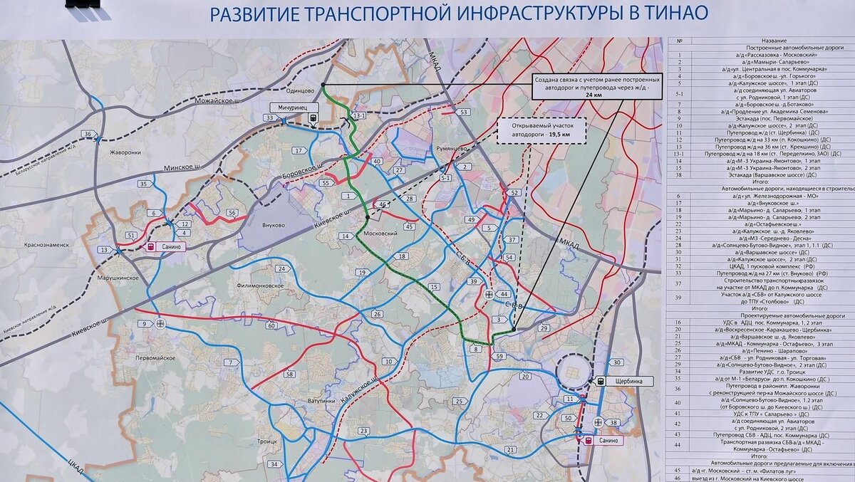 Проекты новых дорог в москве