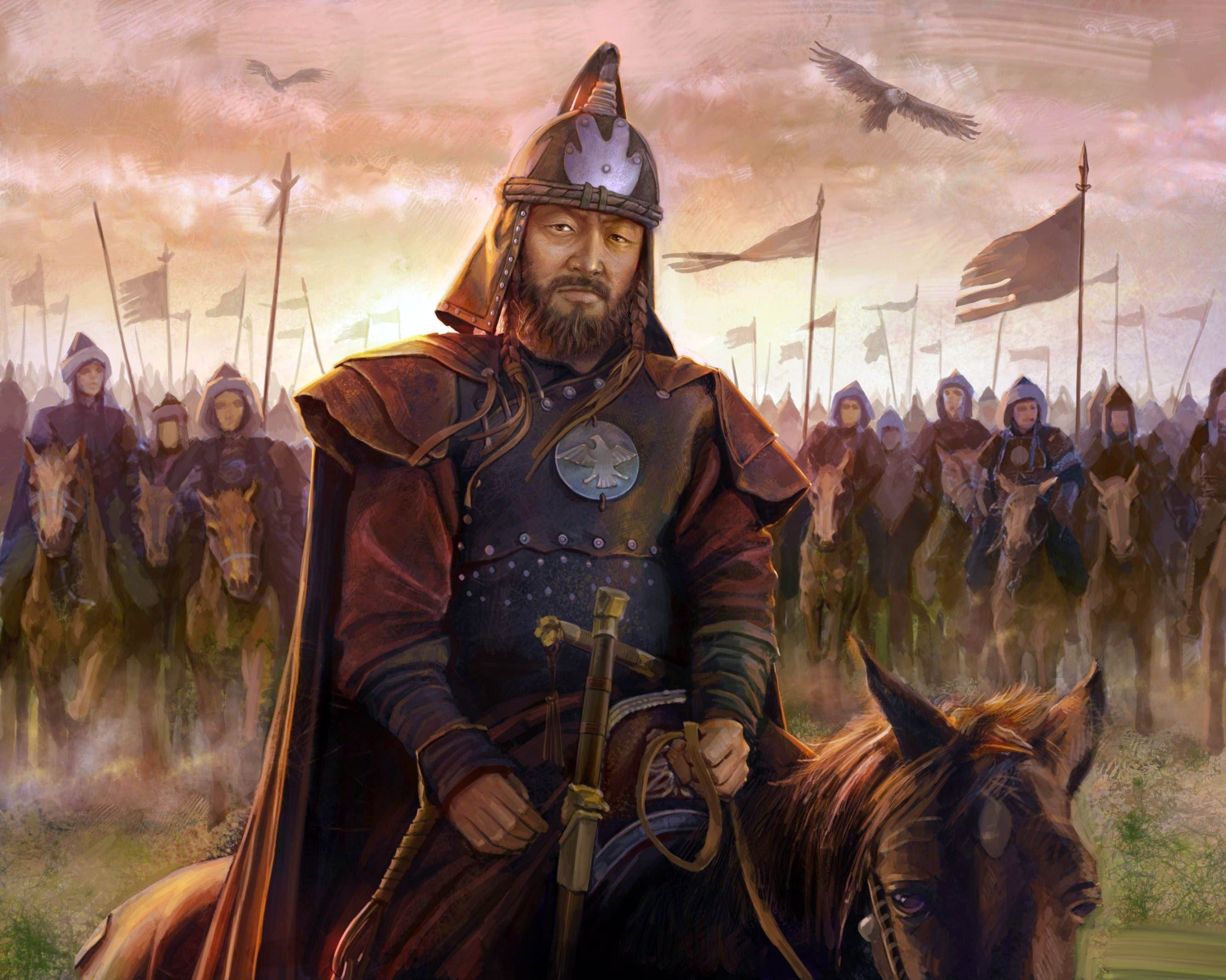 Татаро монгольские ханы. Монголия Чингис Хан. Батый монгольский Хан.