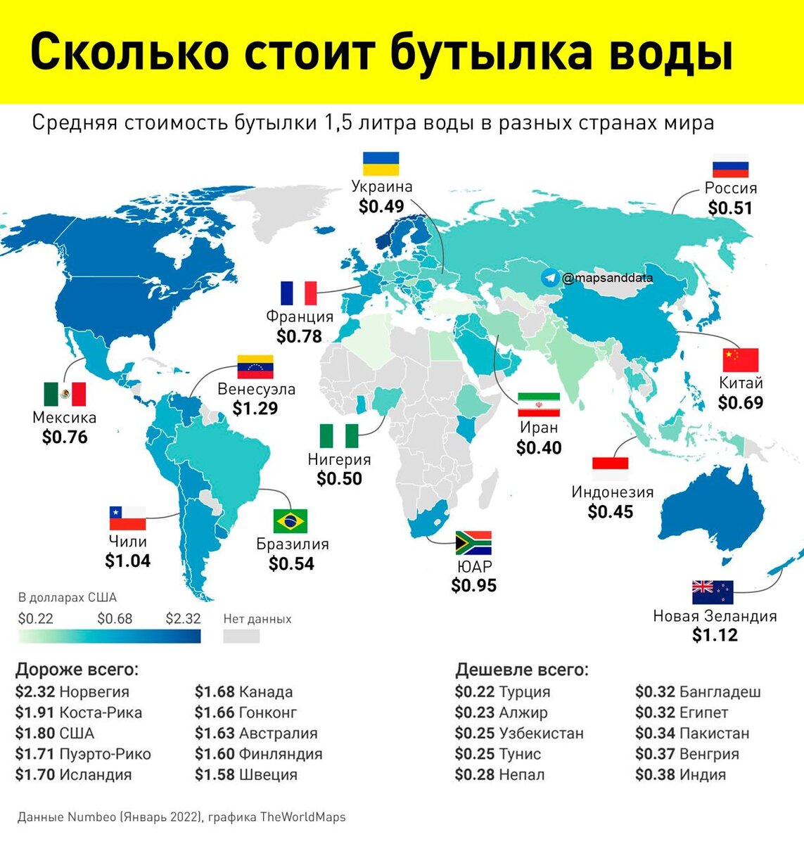 Средняя стоимость 1,5 литровой бутылки воды в разных странах мира:  российский ценник неприятно удивил | InoComment (Иностранцы о России) | Дзен