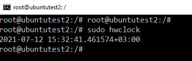 sudo hwclock -w
