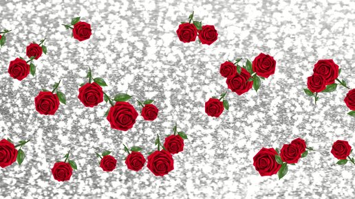 Красные розы на мерцающем фоне. Фон для монтажа | Поздравляшки. Видео- поздравления и футажи | Дзен