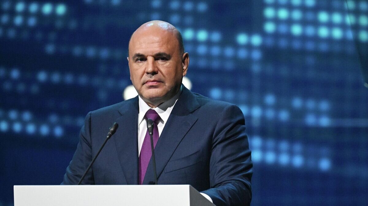    Председатель правительства РФ Михаил Мишустин выступает на главной стратегической сессии международной промышленной выставки "Иннопром-2022"© РИА Новости / Павел Бедняков