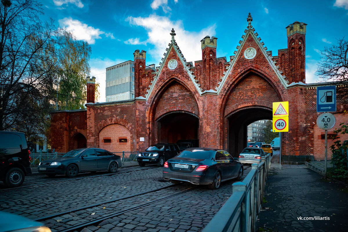 Бранденбургские ворота, вид со стороны улицы Суворова