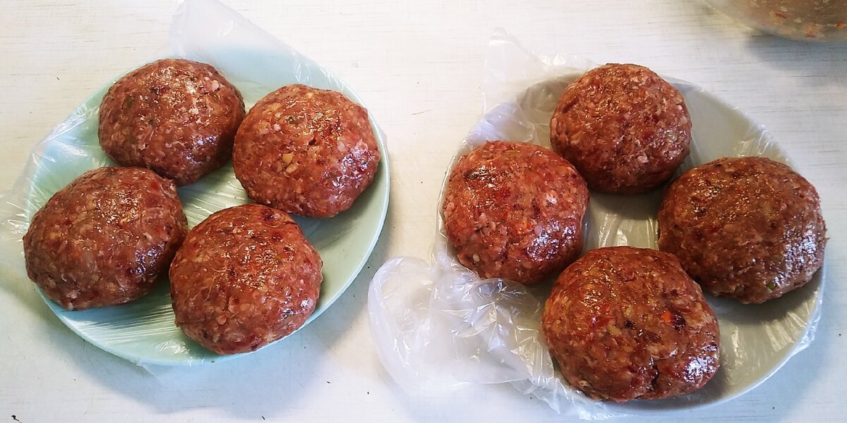 Котлеты домашние в морозилку